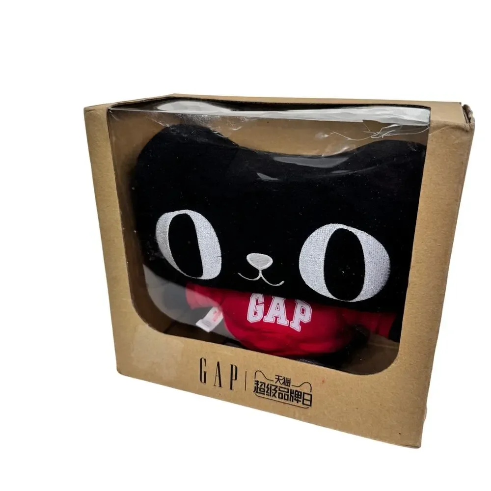 Tmall Gap Gatsby Black‎ Cat Recordable Message Plush In Red Hoodie